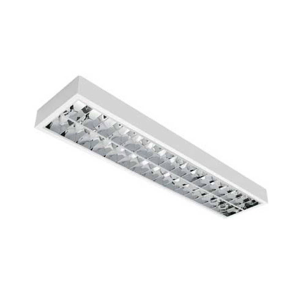 Luminaire a grille 2x36